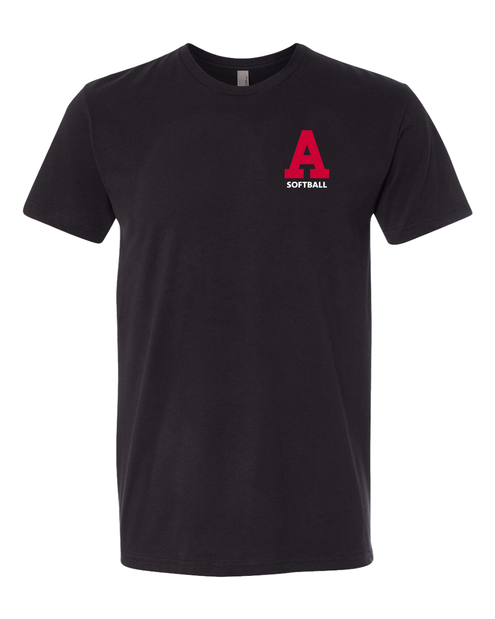 Austin Softball - Black T-Shirt - Left Chest