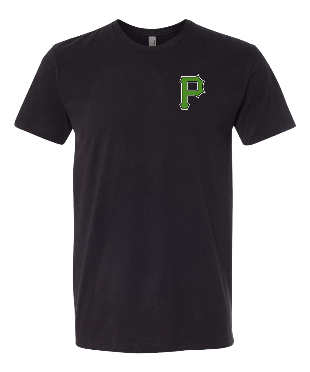 Pipestone Softball - Black T-Shirt - Left Chest