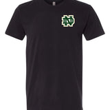 Notre Dame Hockey - Black T-Shirt - Left Chest