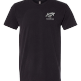 Hinckley Finlayson Baseball - Black T-Shirt - Left Chest