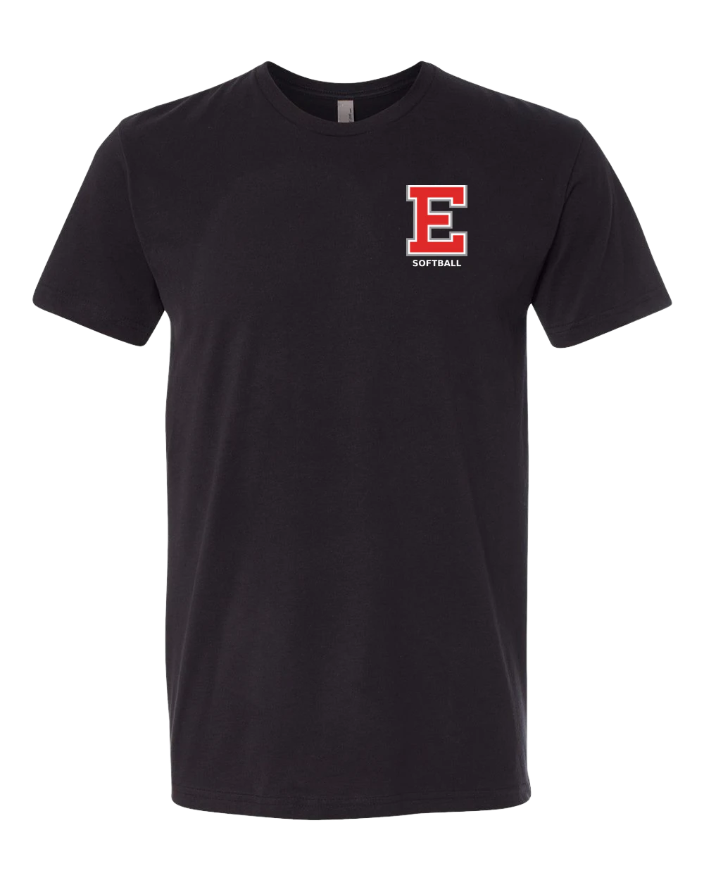 Duluth East Softball - Black T-Shirt - Left Chest