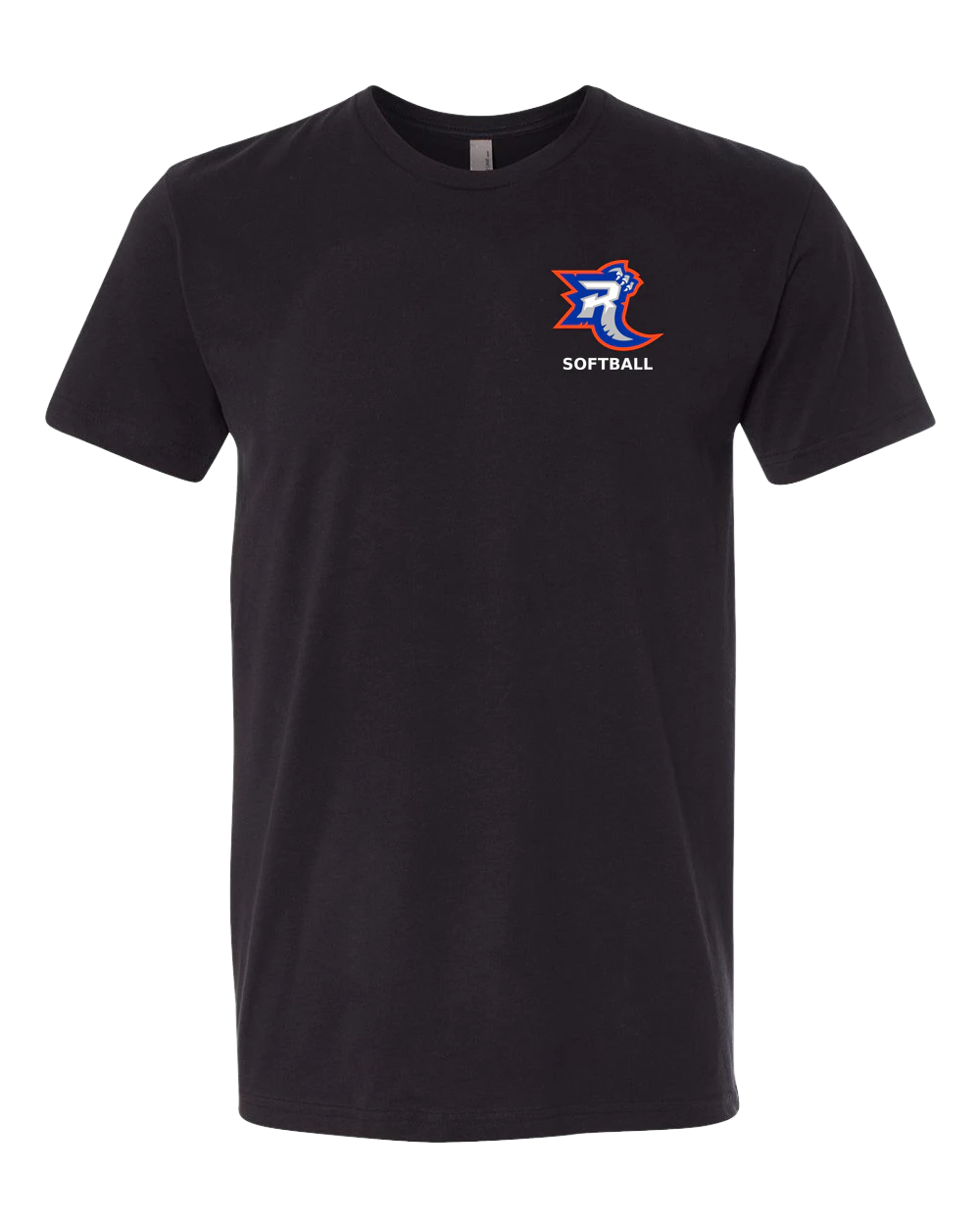 Carlton Wrenshall Softball - Black T-Shirt - Left Chest
