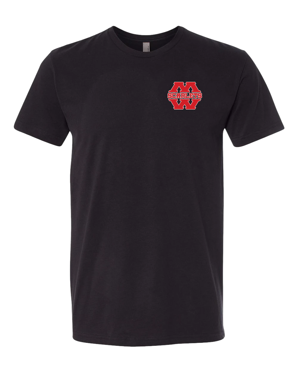 Mankato West Track - Black T-Shirt - Left Chest