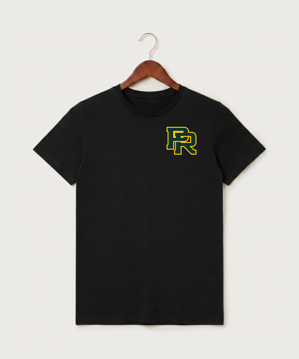 Proctor High School Football (Boys) - Black T-Shirt - Left Chest