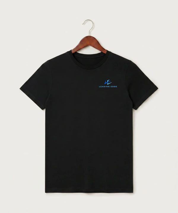 Leading Edge Team Store - Black T-Shirt - Left Chest