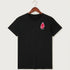 Amboy Football general - Black T-Shirt - Left Chest