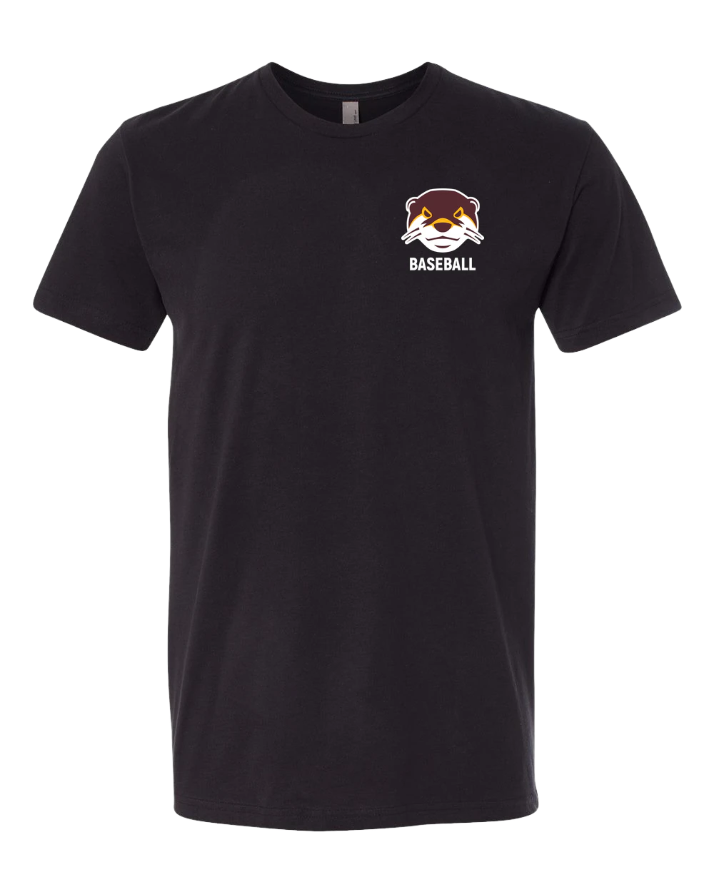 Fergus Falls Baseball - Black T-Shirt - Left Chest