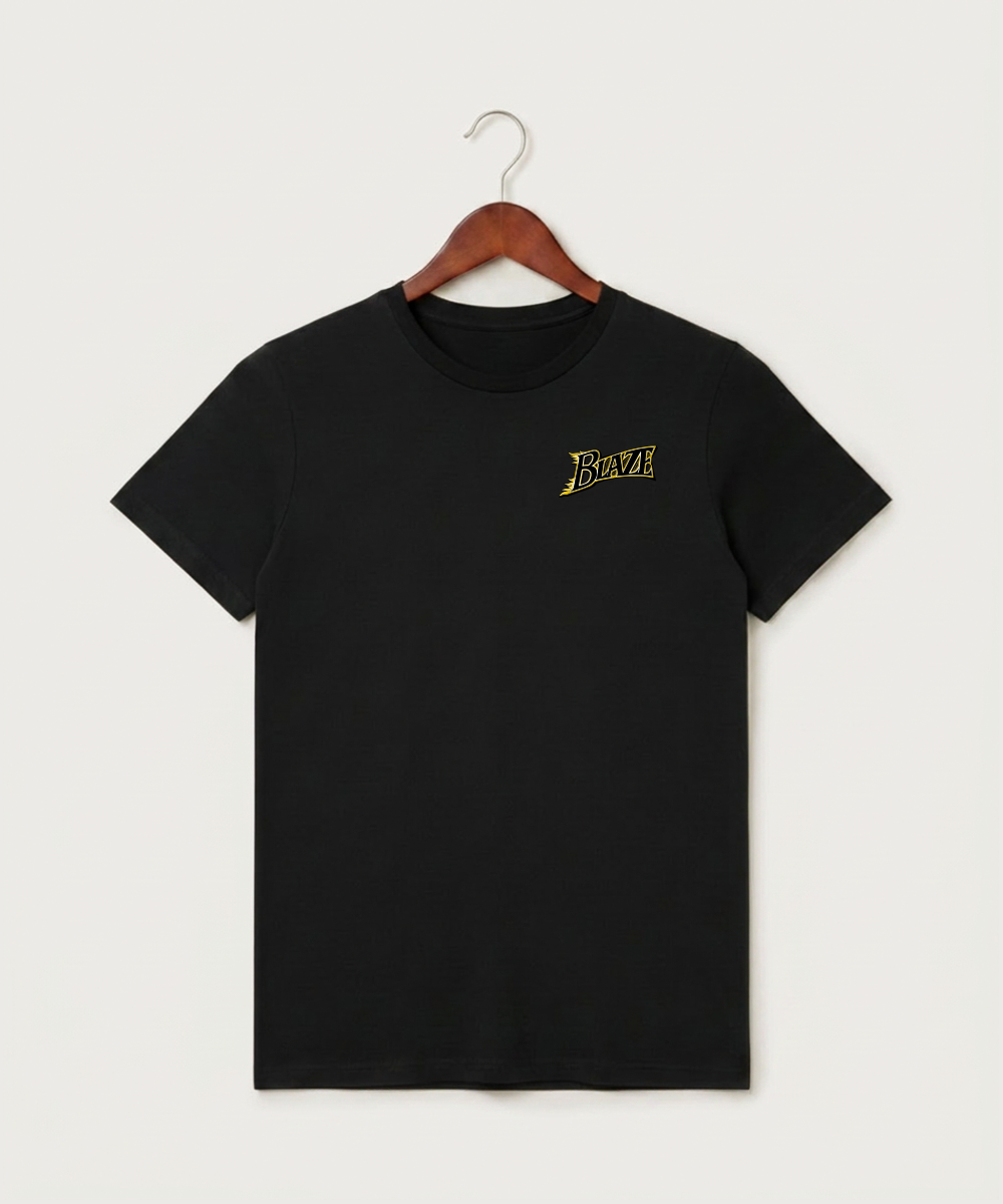 Burnsville High School Football (Boys) - Black T-Shirt - Left Chest