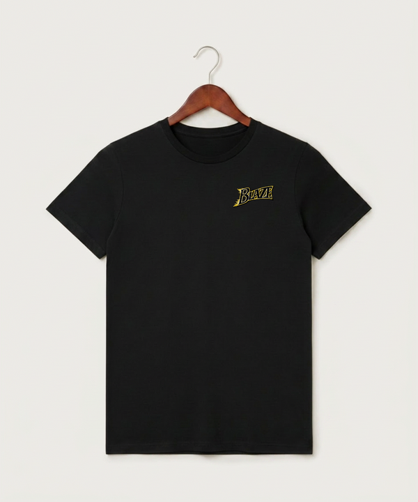 Burnsville High School Football (Boys) - Black T-Shirt - Left Chest