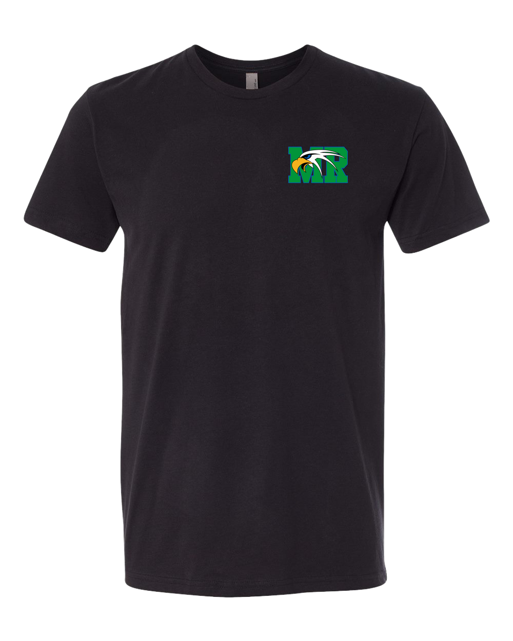 Maple River - Black T-Shirt - Left Chest