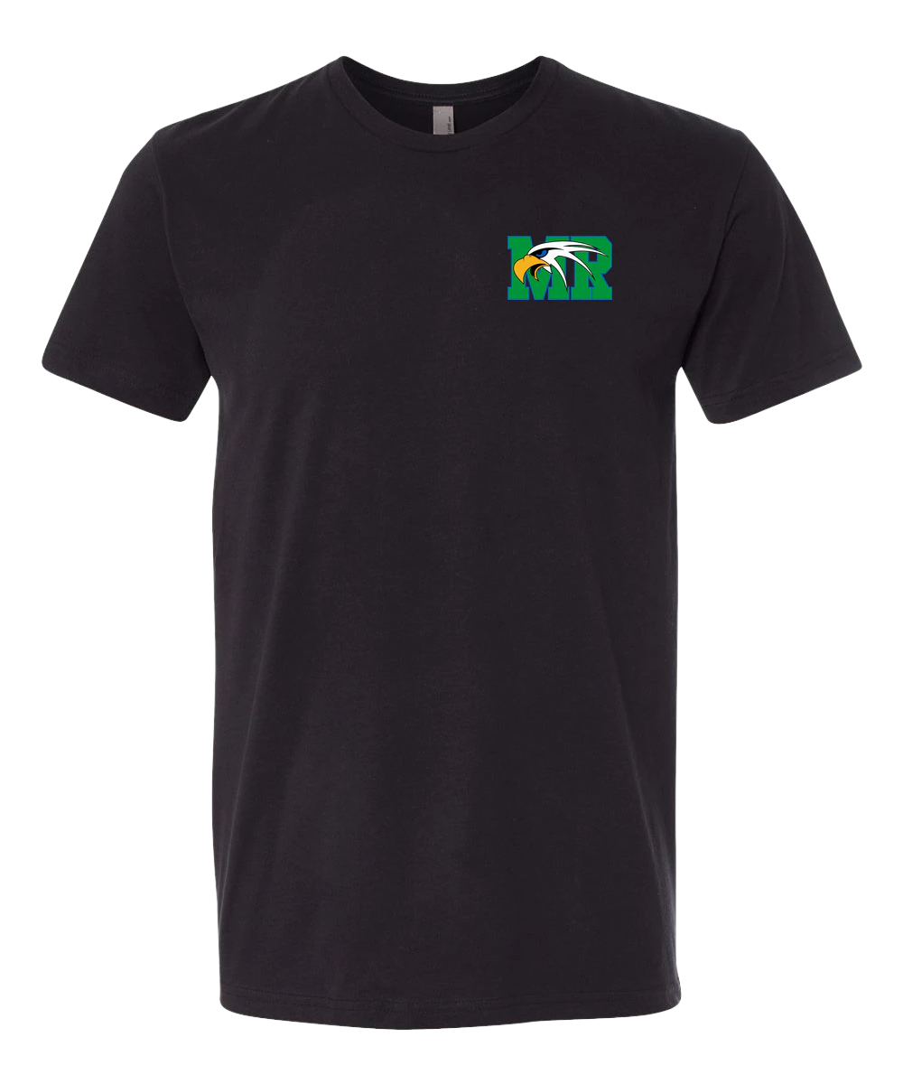 Maple River - Black T-Shirt - Left Chest