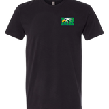 Maple River - Black T-Shirt - Left Chest