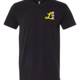Lamberton LongSox Baseball - Black T-Shirt - Left Chest