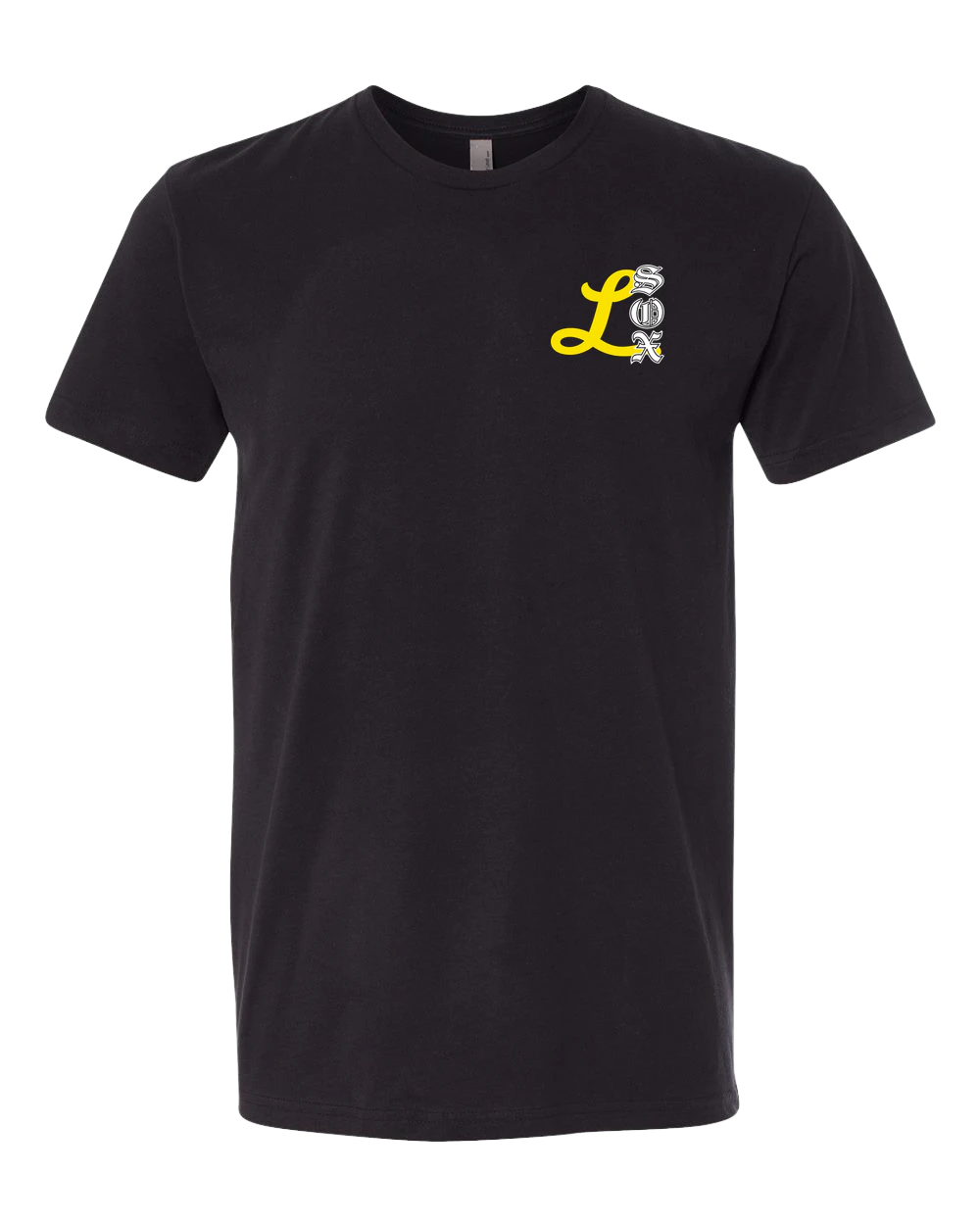 Lamberton LongSox Baseball - Black T-Shirt - Left Chest