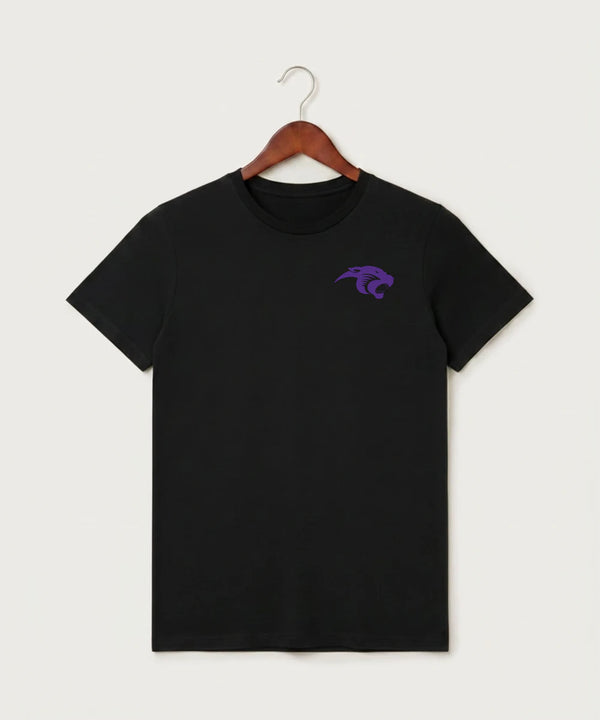 Glencoe Silver Lake High School Athletics - Black T-Shirt - Left Chest