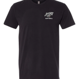 Hinckley Finlayson Softball - Black T-Shirt - Left Chest