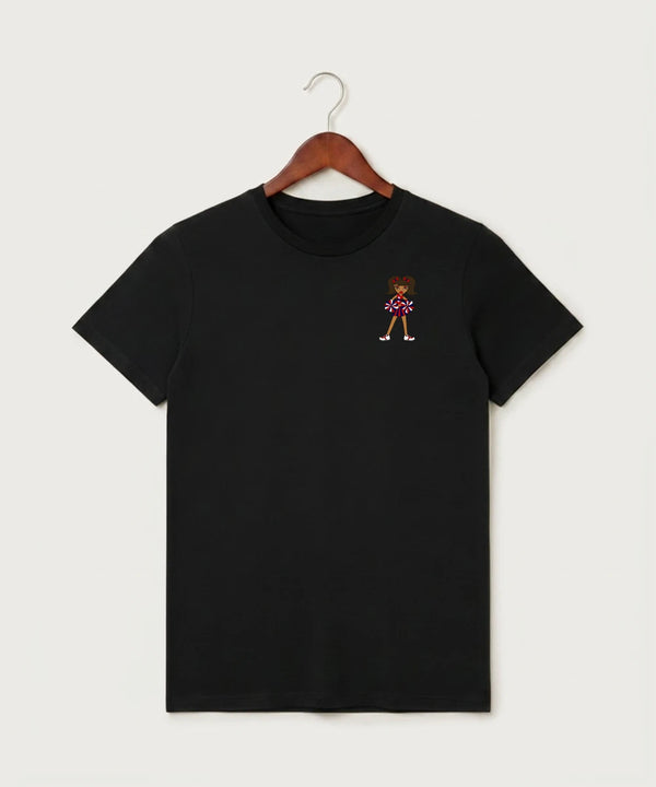 Independence High School Cheer Team - Black T-Shirt - Left Chest