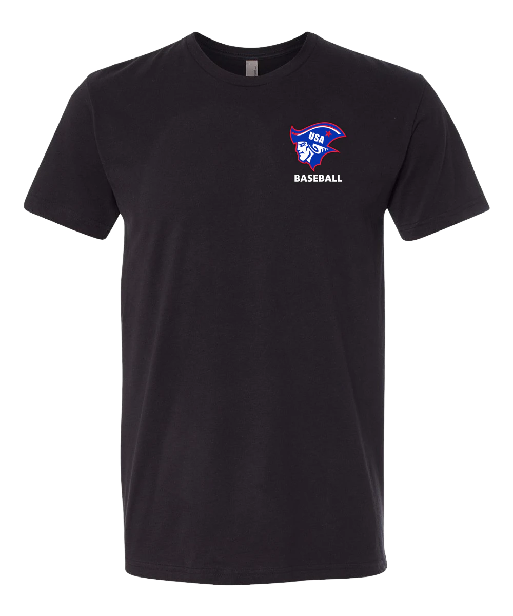 Testing For Rachel - Black T-Shirt - Left Chest