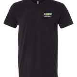 Sauk Rapids Rice Softball - Black T-Shirt - Left Chest