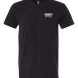 Sauk Rapids Rice Softball - Black T-Shirt - Left Chest