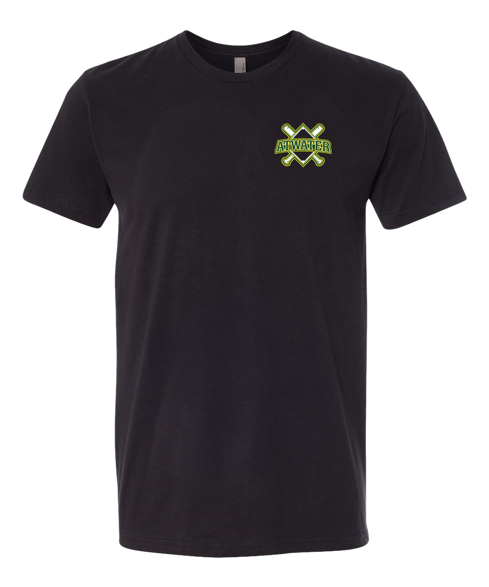 Atwater Baseball - Black T-Shirt - Left Chest