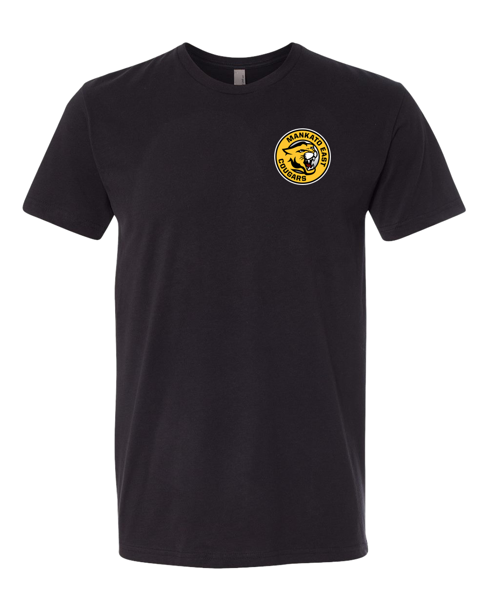 Mankato East Spring - Black T-Shirt - Left Chest
