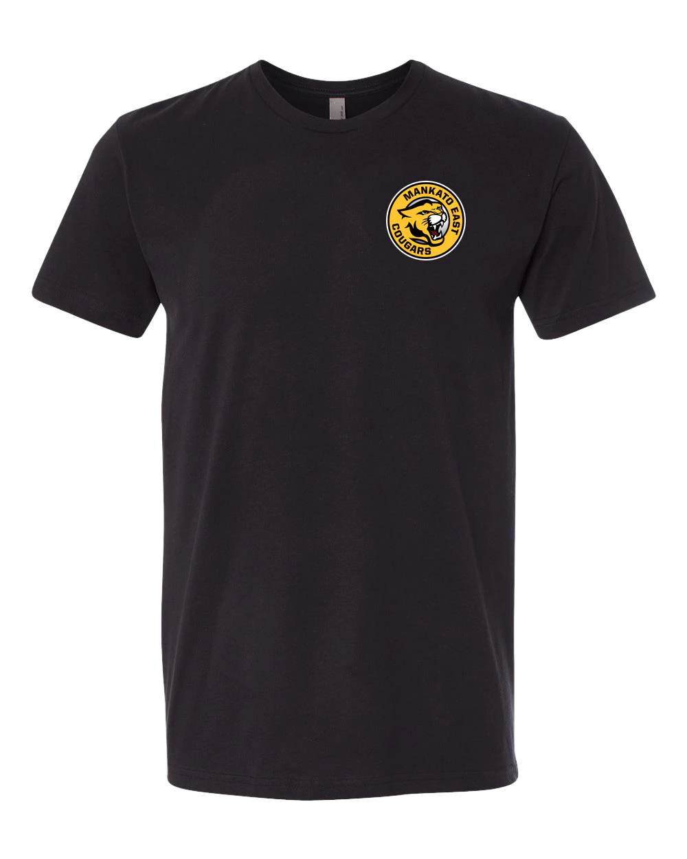 Mankato East Spring - Black T-Shirt - Left Chest