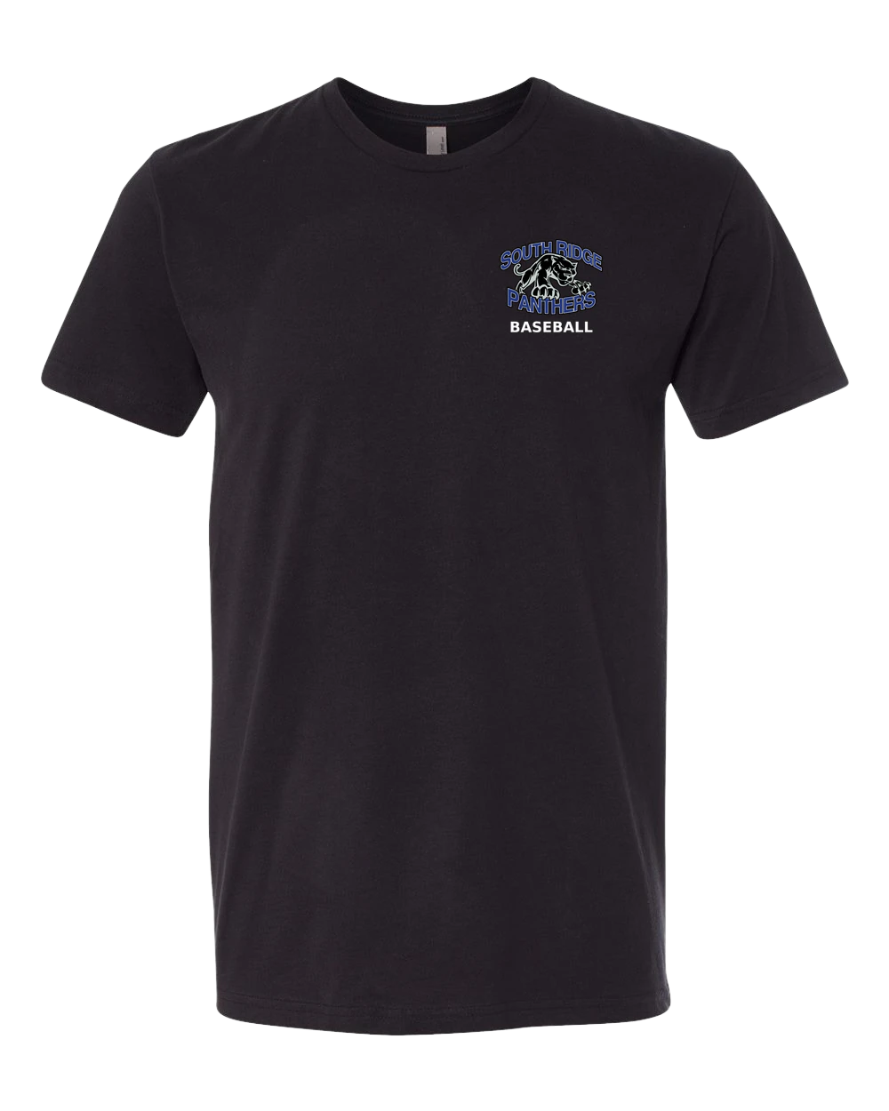 South Ridge Baseball - Black T-Shirt - Left Chest