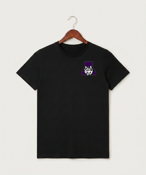 Albany High School Athletics - Black T-Shirt - Left Chest
