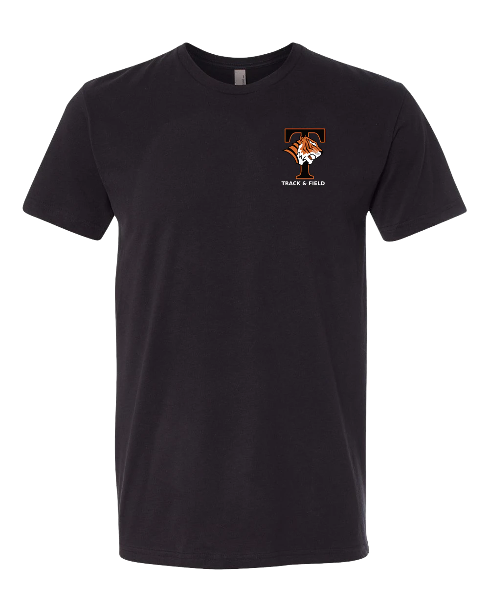 St. Cloud Tech Track & Field - Black T-Shirt - Left Chest