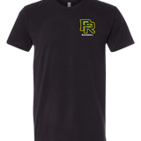 Proctor Baseball - Black T-Shirt - Left Chest