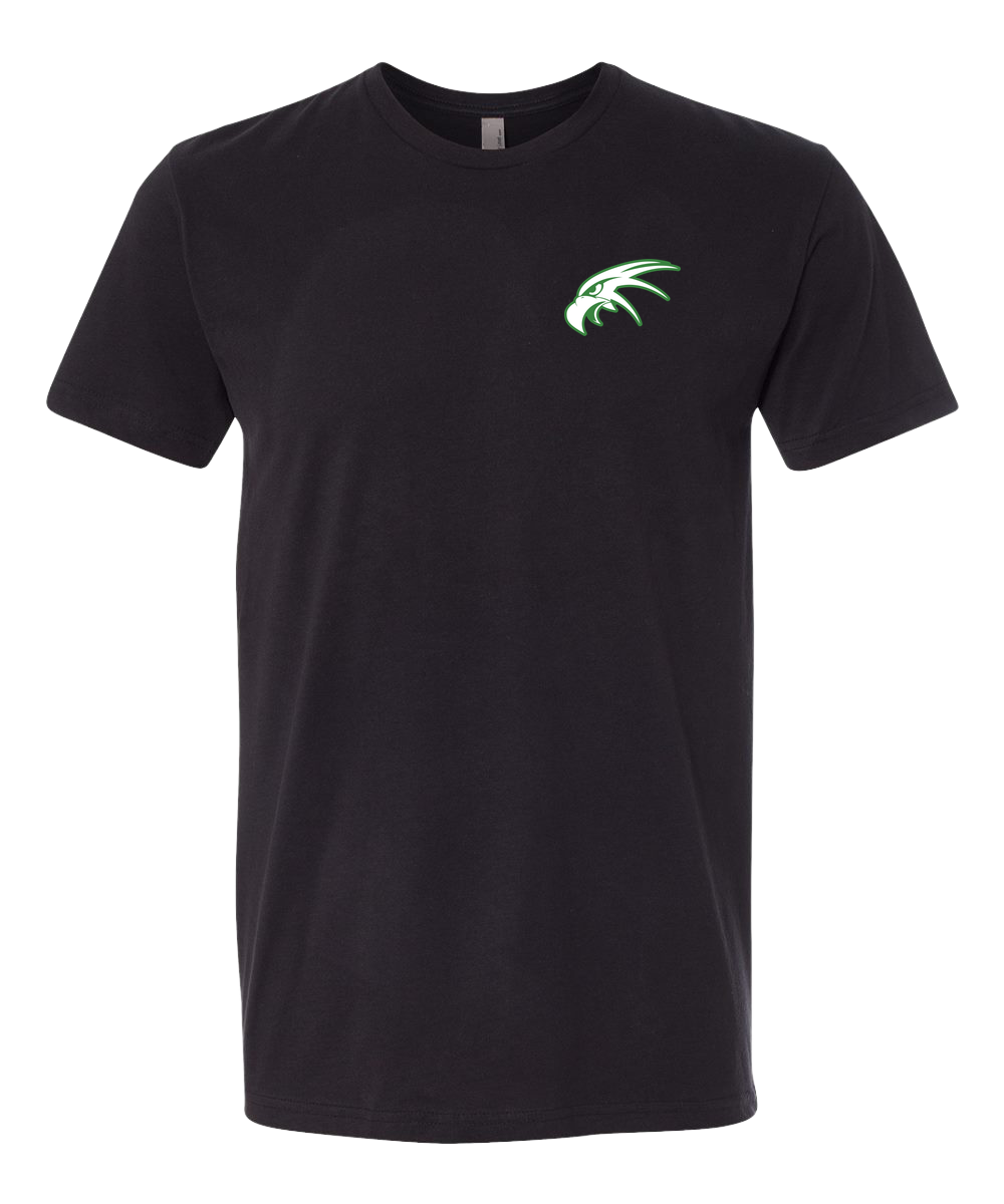 Maple River High School Baseball - Black T-Shirt - Left Chest