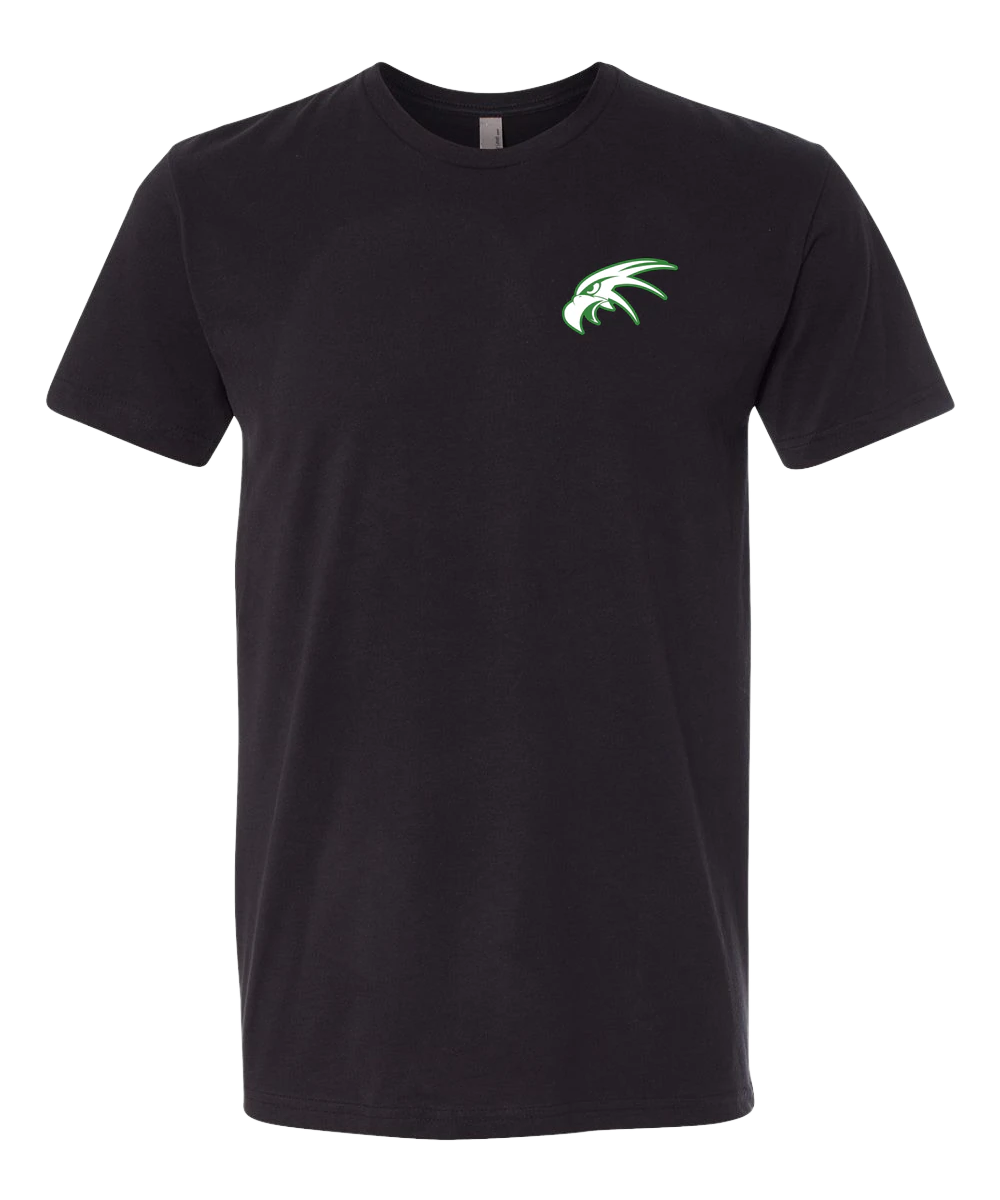 Maple River High School Baseball - Black T-Shirt - Left Chest