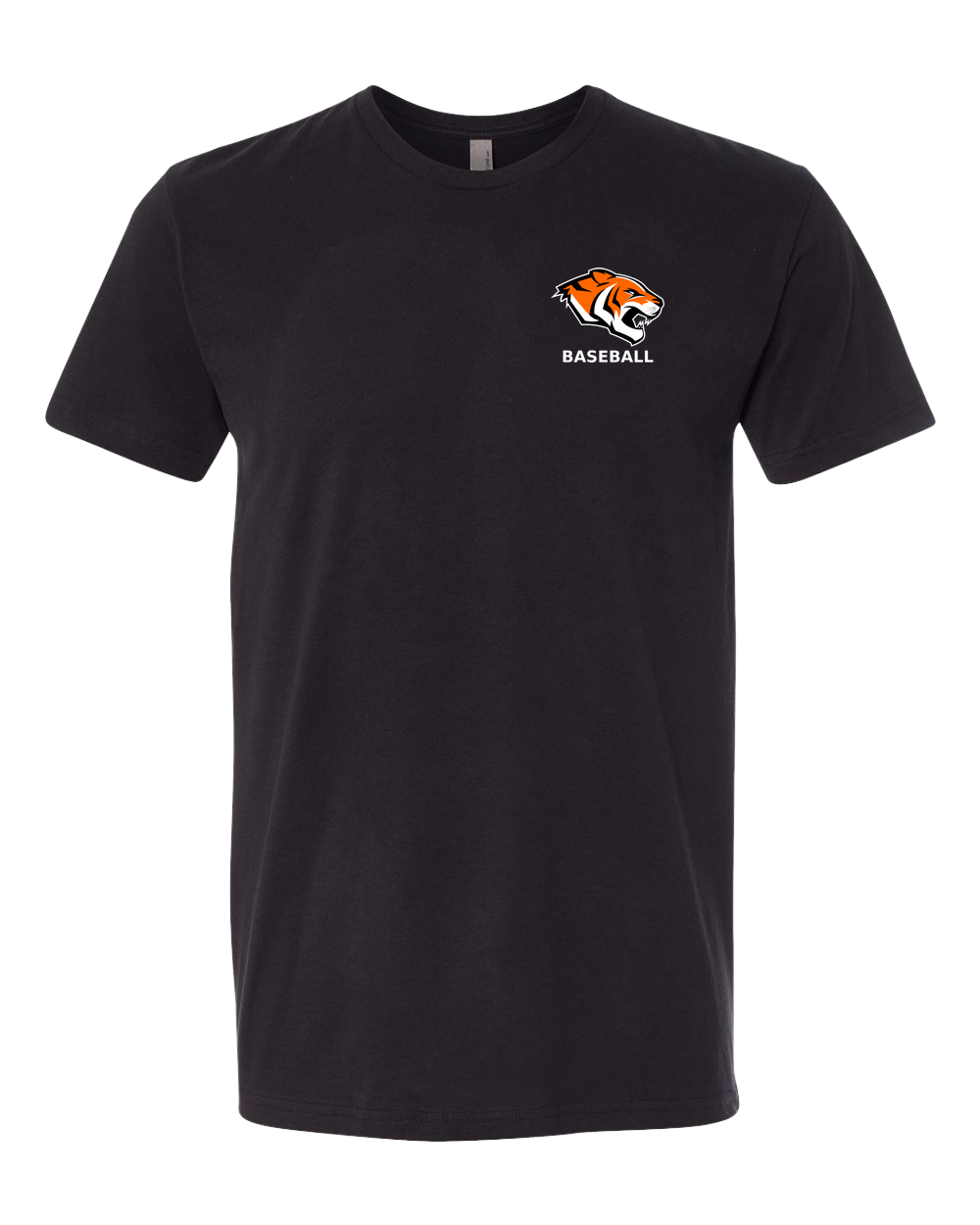 Morris Baseball Association - Black T-Shirt - Left Chest