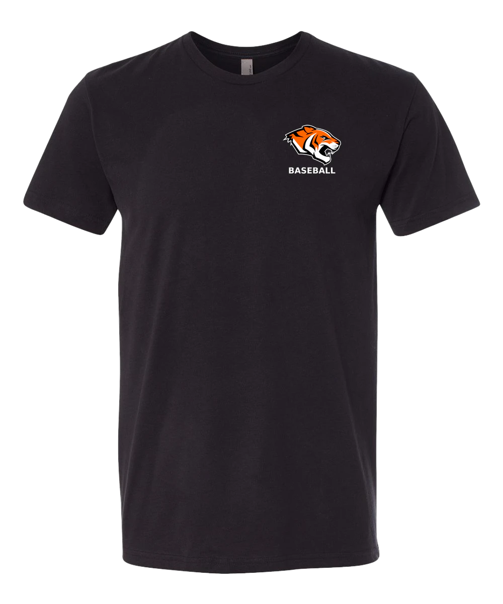 Morris Baseball Association - Black T-Shirt - Left Chest
