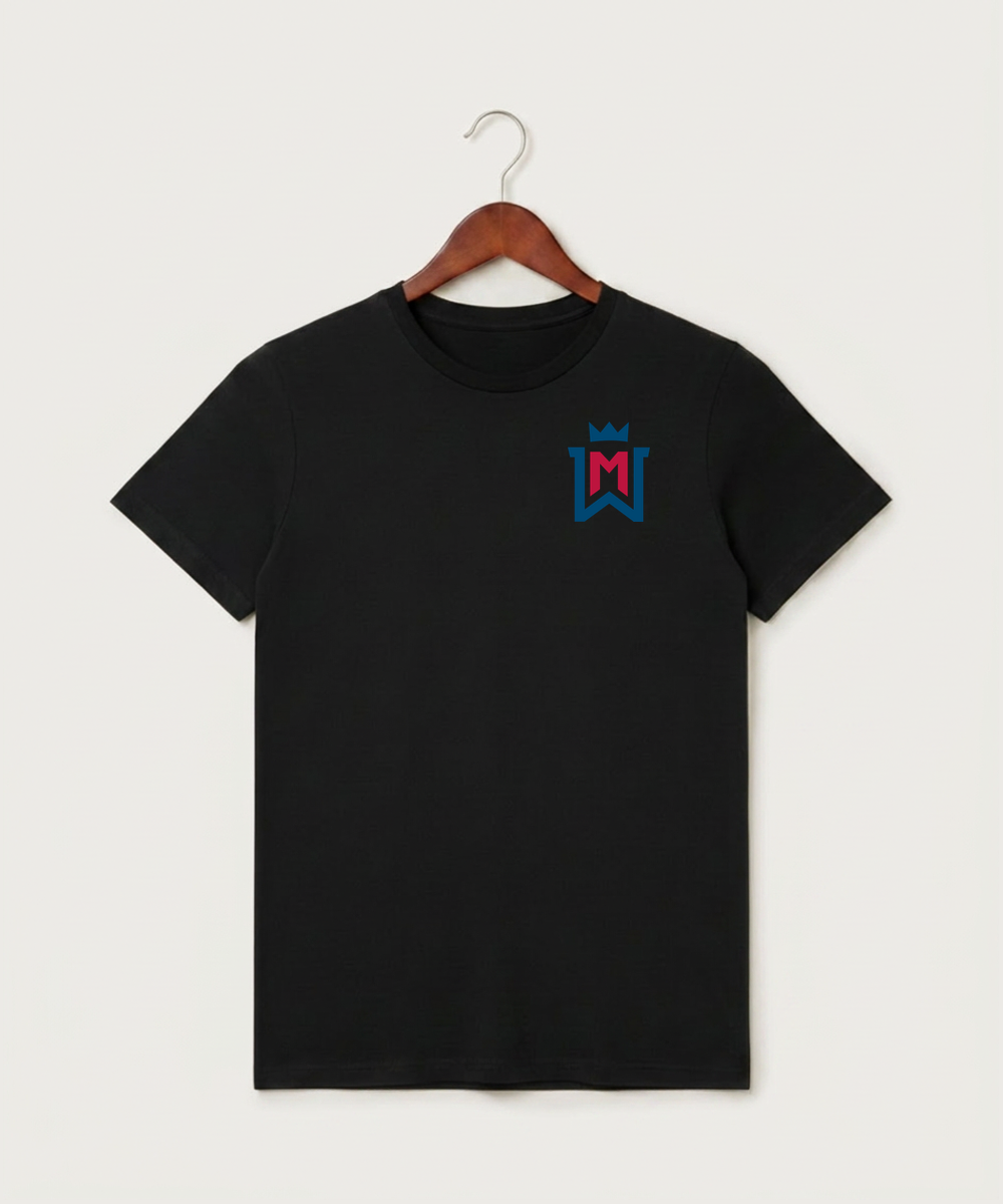 Watertown Mayer High School Football (Boys) - Black T-Shirt - Left Chest