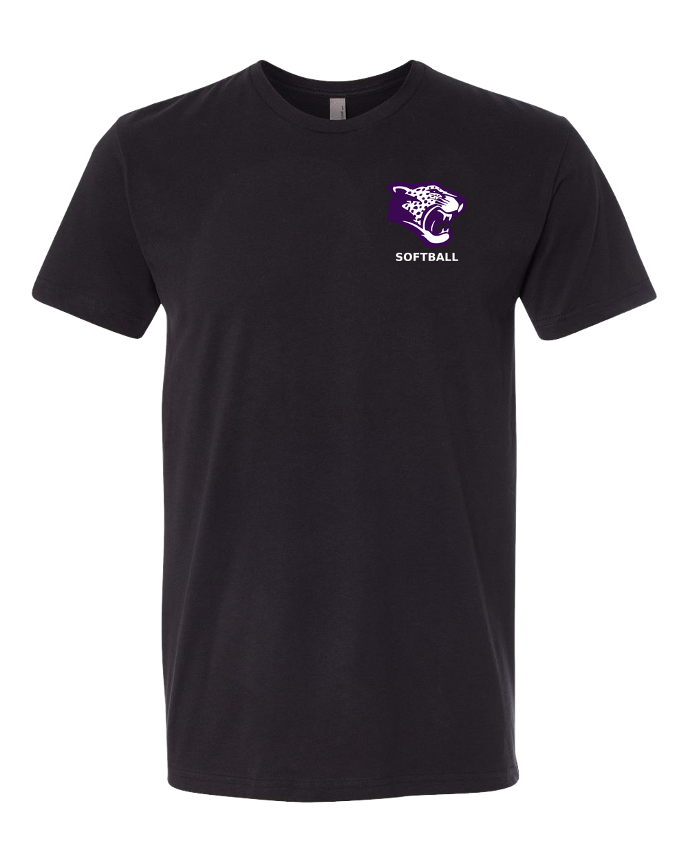 Truman Softball - Black T-Shirt - Left Chest