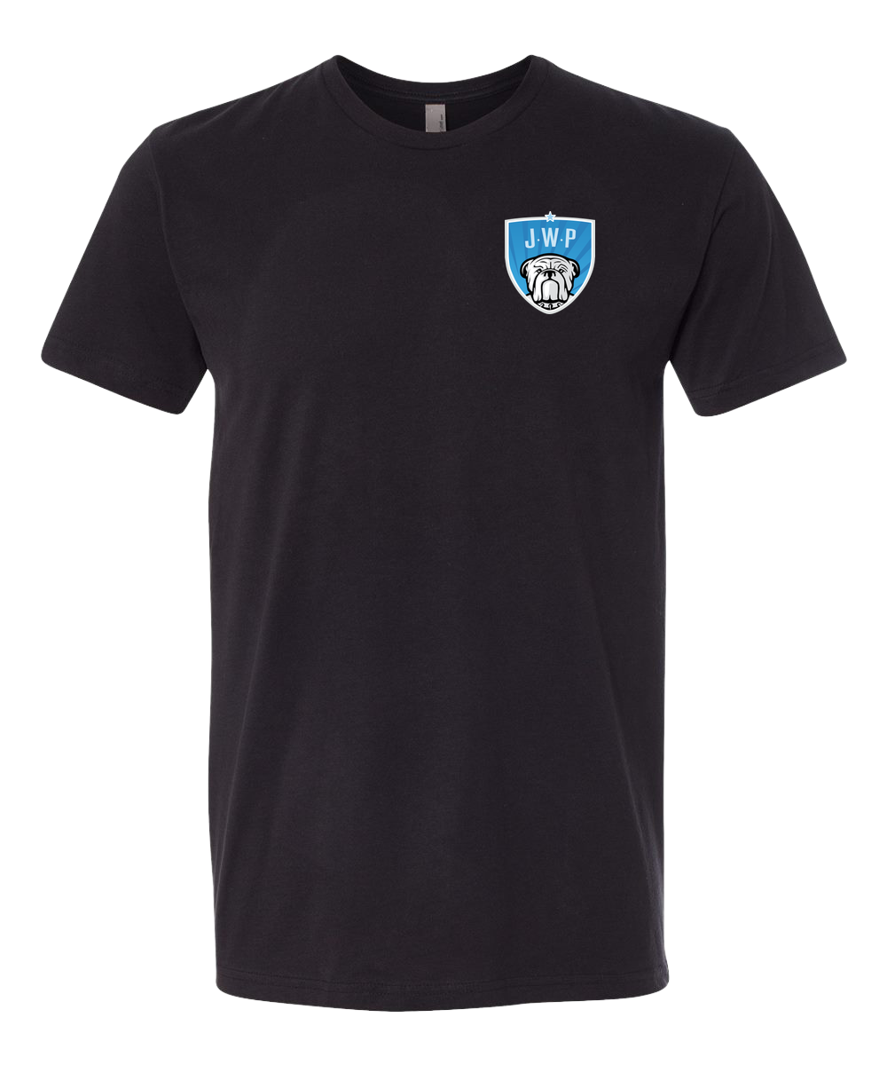 JWP Youth Baseball and Softball - Black T-Shirt - Left Chest