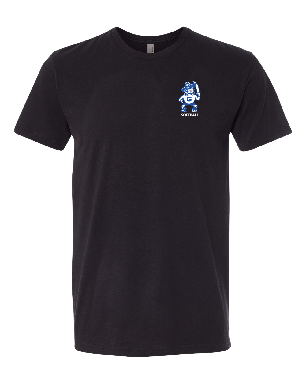 Galena Softball - Black T-Shirt - Left Chest