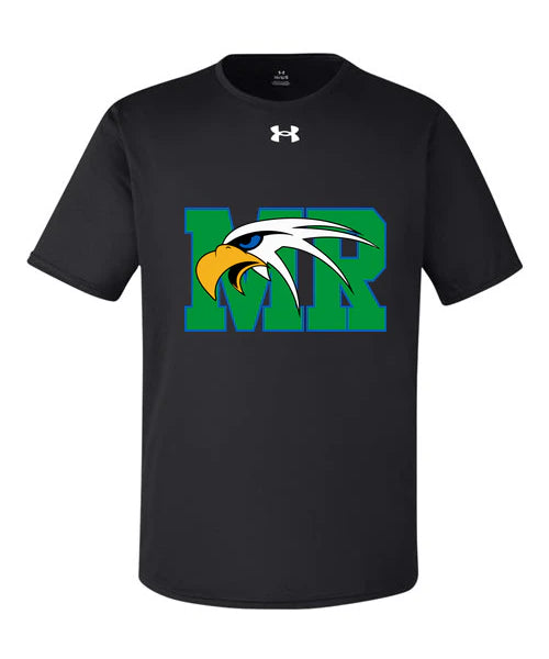 Maple River High School hockey_boys - Black/ White Men's Team Tech™ T-Shirt