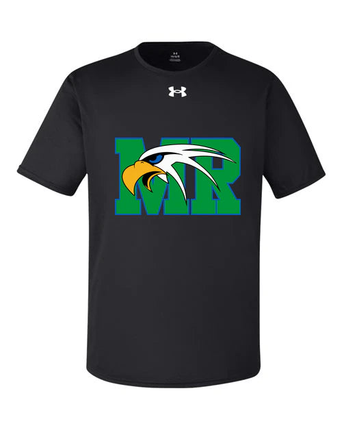 Maple River High School hockey_boys - Black/ White Men's Team Tech™ T-Shirt