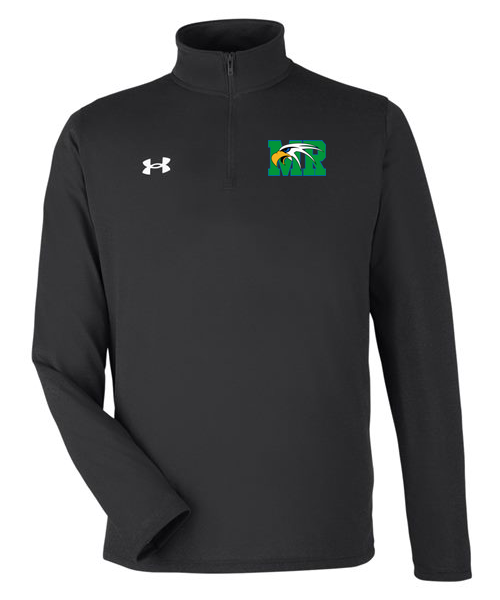 Maple River High School hockey_boys - Black/ White Men's Team Tech™ Quarter-Zip Pullover