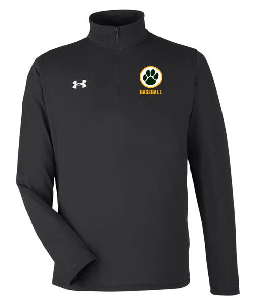 Ashwaubenon High School Baseball (Boys) - Black/ White Men's Team Tech™ Quarter-Zip Pullover