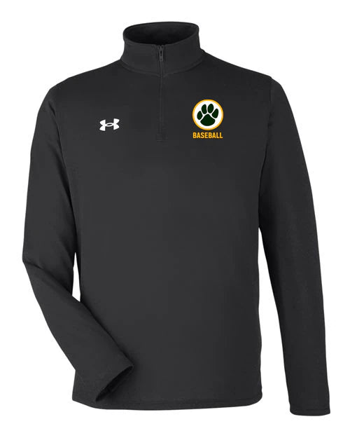 Ashwaubenon High School Baseball (Boys) - Black/ White Men's Team Tech™ Quarter-Zip Pullover