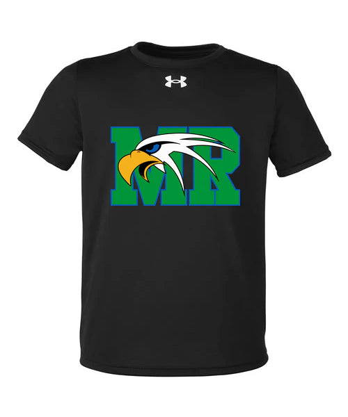 Maple River High School hockey_boys - Black/ White Youth Tech™ Team T-Shirt