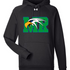 Maple River High School cross_country_girls - Black/ White Men's Rival Fleece Hooded Sweatshirt