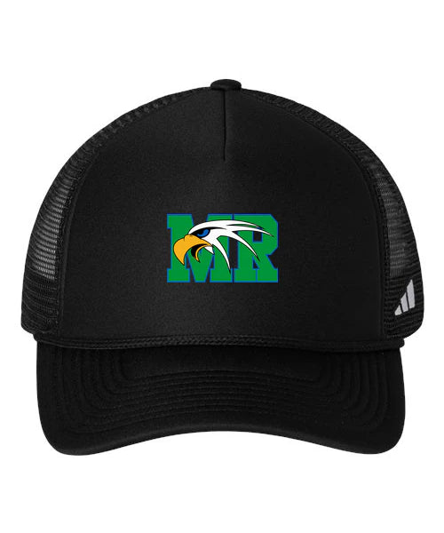 Maple River High School hockey_boys - Black/ White Fundamental Dispatch Trucker Cap