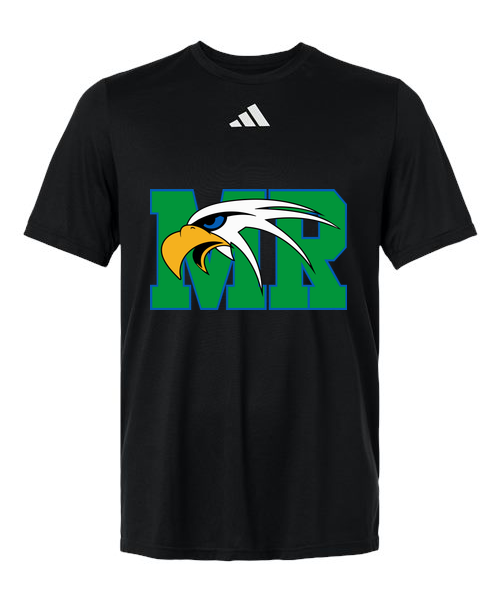 Maple River High School hockey_boys - Black/ White Men's Pregame T-Shirt