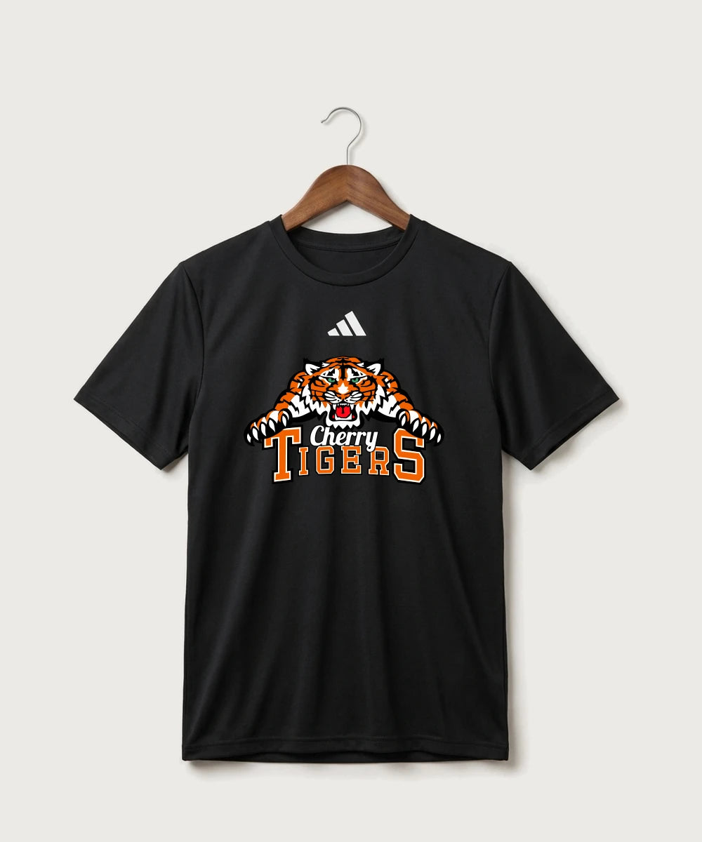Cherry High School Athletics Coed - Black/ White Men's Pregame T-Shirt