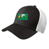 Maple River High School hockey_boys - Black/ White New Era - Stretch Mesh Cap. NE1020